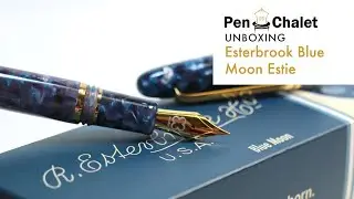 Esterbrook Blue Moon Estie Fountain Pen Unboxing &ndash; A Celestial Comeback! 🌙✨