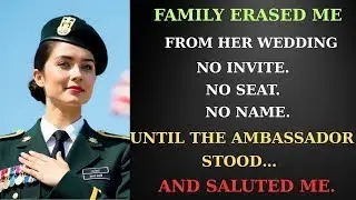 Family Mocked Me at the WEDDING...Until the AMBASSADOR Spoke My Name| Hidden Vengeance