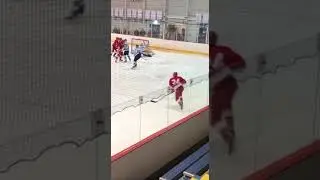 First High school Goal Hingham Harbormen, in Classic Framingham Barn.