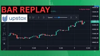How to use Candlestick BAR replay in Upstox Trading Platform || #upstoxpro
