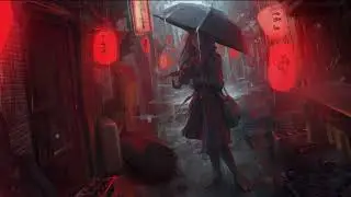 ~sleepy lamp playlist~ (with rain)