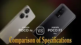 Xiaomi Poco F6 vs. Xiaomi Poco F5 Pro: A Comparison of Specifications