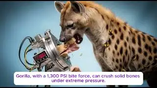 These Animals Can Crush Bones Instantly  Bite Force Test (PSI) #AnimalBiteForce #strongestbite