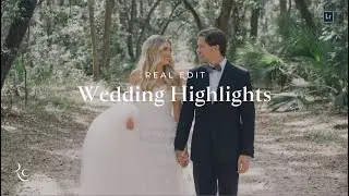 Editing a real wedding highlight in Lightroom with REFINED x Tec Petaja Presets