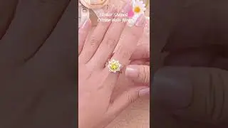 💫Daring & Golden Ring Magic💛#jewelry #engagementring #ring #gift #anniversarygift #gemstonejewelry