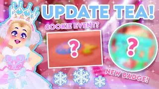 NEW BADGE! COOKIE BAKING MINI GAME? ❄️ Royale High Christmas Update 2021 Tea and Predictions