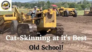 Caterpillar D4 & 40 Scraper, Cat D6 with Scraper, Cat D8, Cat D9T