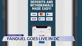New sports betting app FanDuel now available in DC