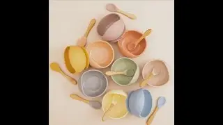 Silicone Bowl and Spoon Set