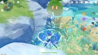 When you Jumpscare a Dendro Slime to Death | Genshin Impact