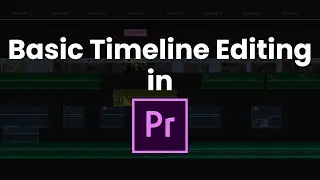 Basic Timeline Editing in Adobe Premiere Pro