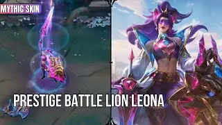 Prestige Battle Lion Leona Skin Spotlight | Mythic Leona skin | League of Legends PBE - Preview