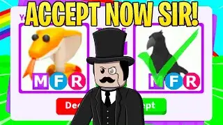 I traded my MEGA NEON COBRA...YOU WONT BELIEVE WHAT I GOT (adopt me rich server)