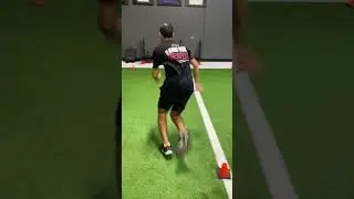7 Cone Weave Sprint Around The Cone, Start Left