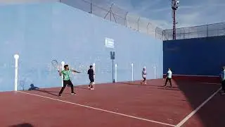 Frontenis torneo de Yuncos partidazo de la 1a fase &uacute;ltimo tanto emocionante 