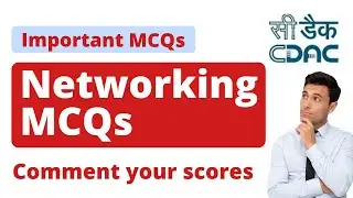Computer Networking MCQ's | Test your knowledge | Basics | CDAC exam | CCAT Prep