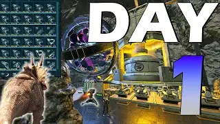 How a 20,000 Hr Duo Claims Skylight and Raids OIL Cave Day 1! | Ark PvP