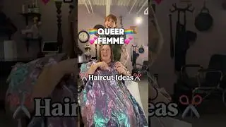Queer Femme Haircut Ideas for Pride #lgbtq #queer #shorts