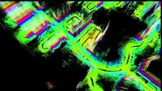 Aerial Image Based Heading Correction for Large Scale SLAM in Urban Canyon