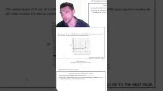 pH of a Buffer, AP Chemistry Acid Base Graph Question #apchem #acid  #pH