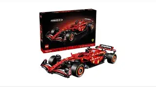 Review: LEGO Technic Ferrari SF-24 F1 Model Car Kit 42207 for Adults