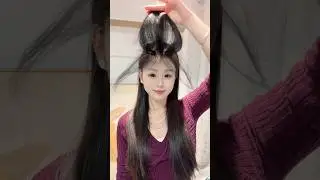 Smooth Hair Wig Try-on | Real or Fack #shorts #wig #hairstyle #hair#wigs#hairwig