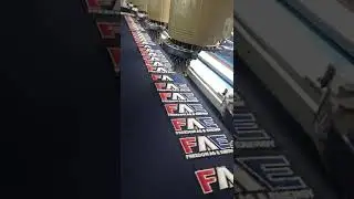 Production Of FAE Embroidery Patches | 25-08-2022 #youtubeshorts