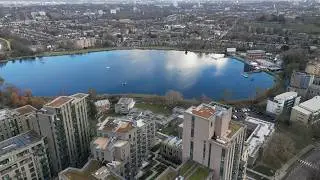 Finsbury Park, London Aerial View - 4K Drone Footage