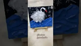 Creative craft -Swan ART #craft #diy #swan #foam #hand #decoration #handmade #creative #shorts #love