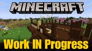 Minecraft Survival Day 19 | Building House Pillars & Base Progress (Hindi)