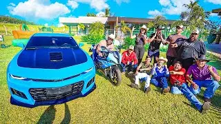 REAÇÃO DOS MEUS AMIGOS AO VER A NOVA COR DO MEU CAMARO !! 😍 * eles chocaram *