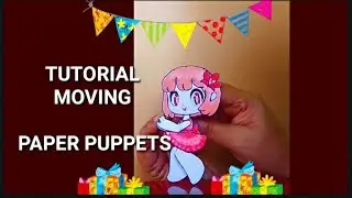 🌸(26) Рисование + Простое изготовление бумажных кукол🌸Как рисовать движущихся бумажных кукол🌸Создание шарнирных бумажных кукол