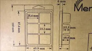 candle clamshell plastic mold Carton packaging design ( MPK WAX 001SG )