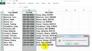 Splitting a Column with Excel VBA