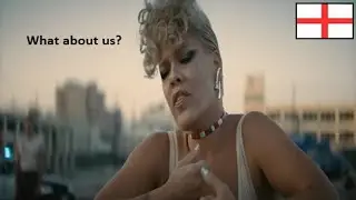 Pink - What about us? - with English lyrics 4k