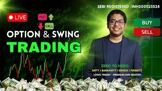 Live How to do options with swing trade and swing trades series #swingtrade #trade #sensex #nifty