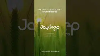 Custom Logo Design For JayDeep Agro | Farming | Agriculture  #customlogo