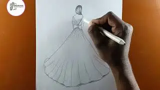 Beautiful girl Drawing for beginners || How To Draw a girl #tutorial #drawing 