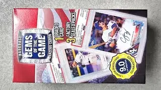 Baseball Gems Of The Game Mystery Box From Walmart - 1 Slab & 3 Packs