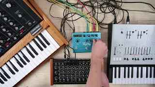 #017 :: Korg Arp Odyssey // Moog Voyager // MFB Urzwerg Pro // Strymon Big Sky