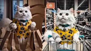 Cats Bought Everything for Her New Coffee Shop! ☕🏗️✨ | Biggest Shopping Day! 🛒☕