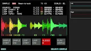 rought demo with Slices in Sequencer