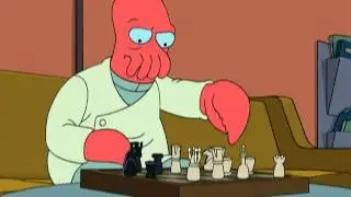 Zoidberg Playing Chess