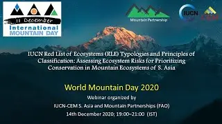 IUCN Red List of Ecosystems (RLE) of Mountain Ecosystems of S. Asia