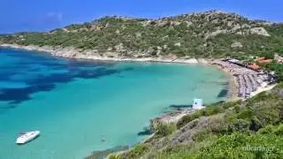 Klimataria beach near Sarti on Sithonia, Greece
