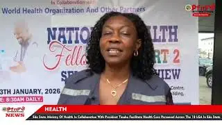 Edo State ministry of health in collaboration with president Tinubu facilitate health care personnel