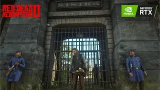 Exploring Sisika Permanent Penitentiary – Observing Inmates & Jail Life in RDR2 4K
