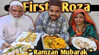 first roza ❤️Ammi ne unique dishes banai woow 😃