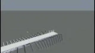 Havok Physics demo #16 Complicated physics: centipede