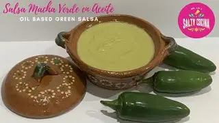 Как приготовить сливочную зелёную сальсу без авокадо &mdash; Salsa Macha Verde en Aceite